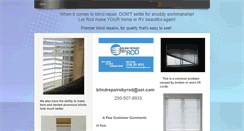 Desktop Screenshot of blindrepairsbyrod.com